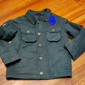 Boys winter jacket army style